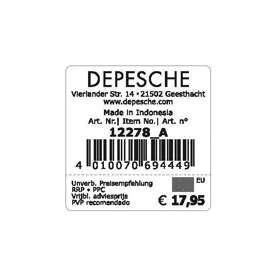Depesche Yivi Plüsch Einhorn rosa 21 cm