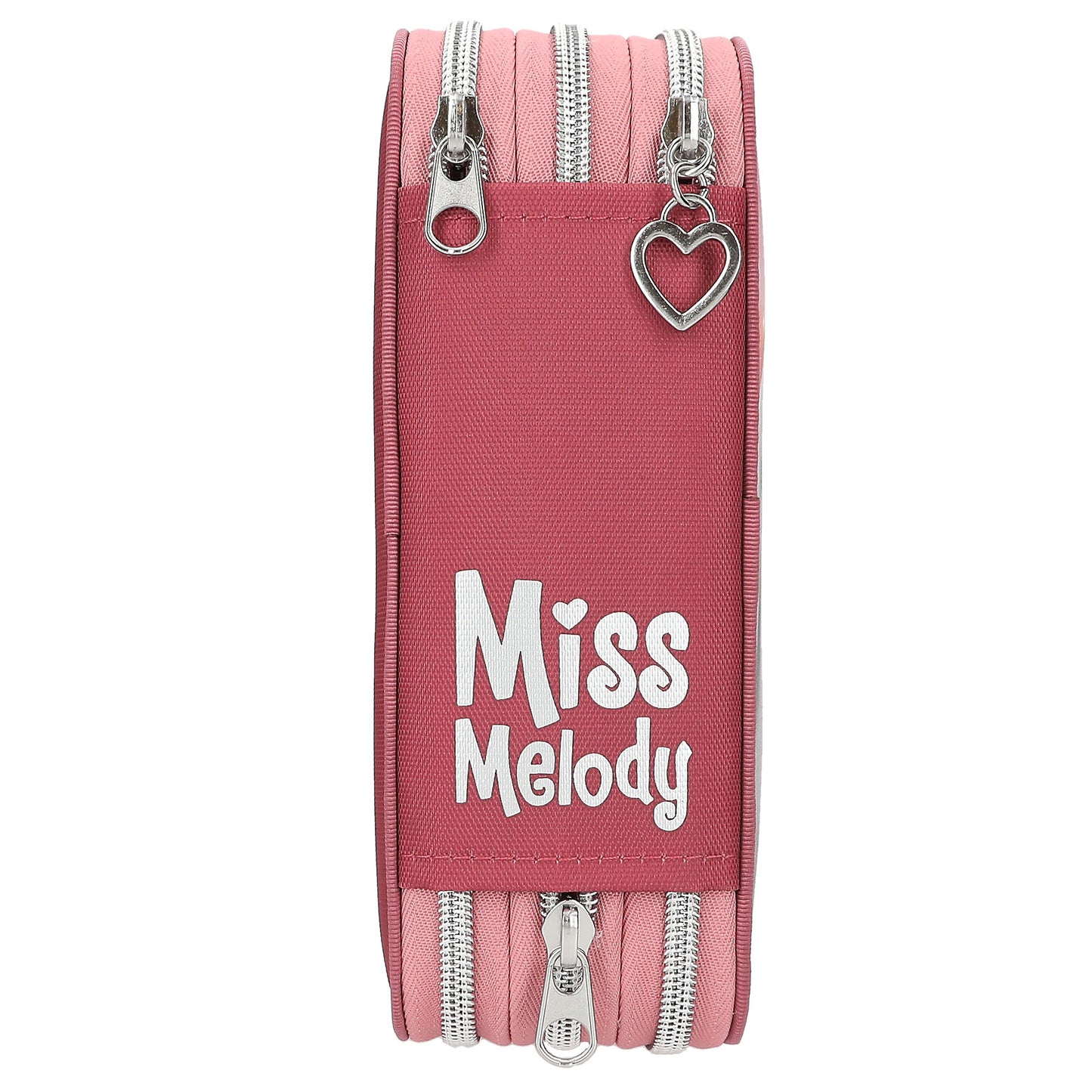 Depesche Miss Melody 3 Fach Federtasche mit LED Pferde