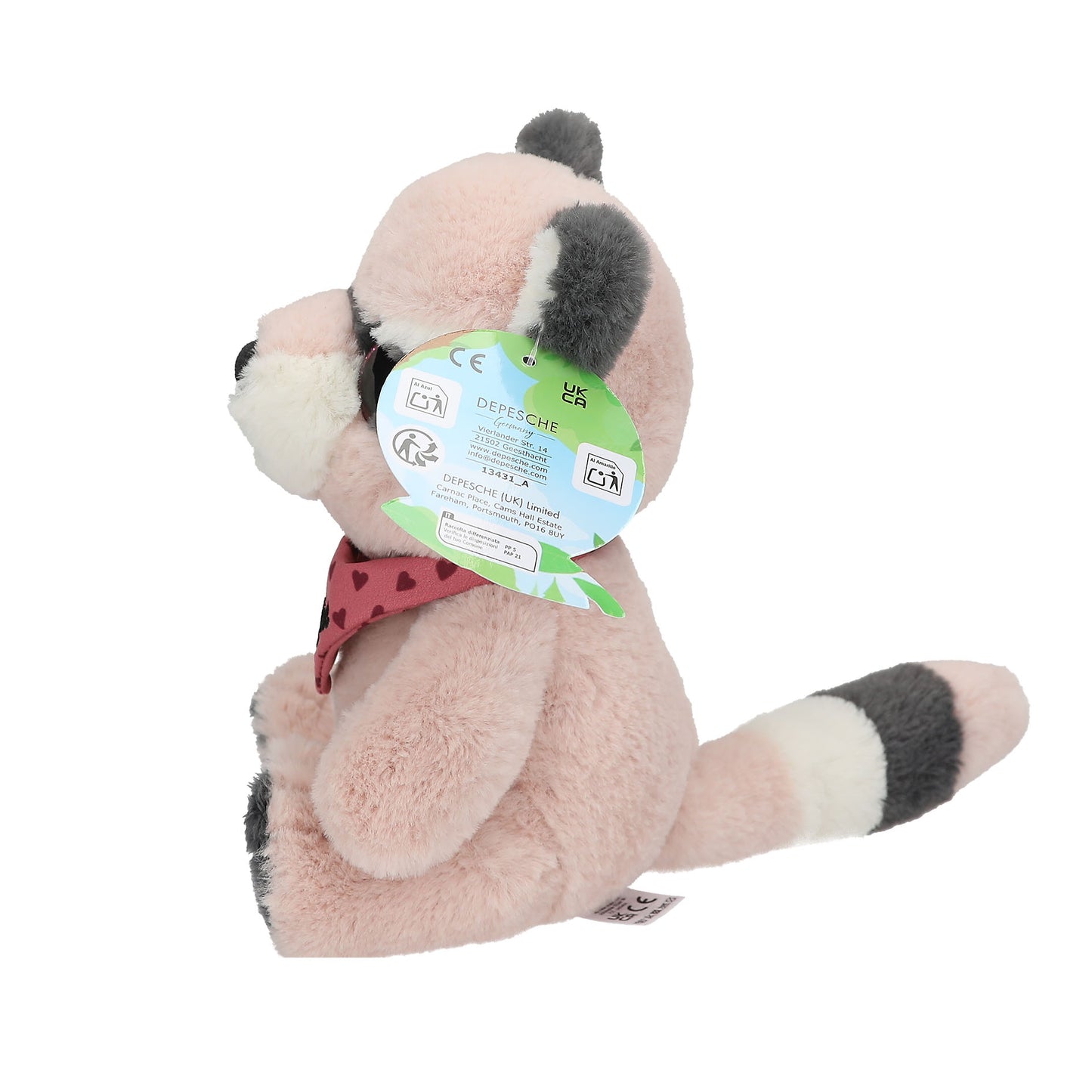 SNUKIS Plüsch Waschbär 18 cm