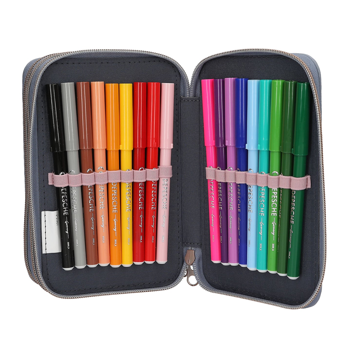 Depesche Miss Melody 3 Fach Federtasche mit 3D Effekt